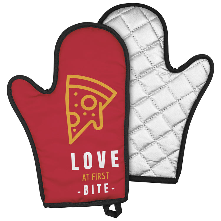 Love at first bite Oven Mitt