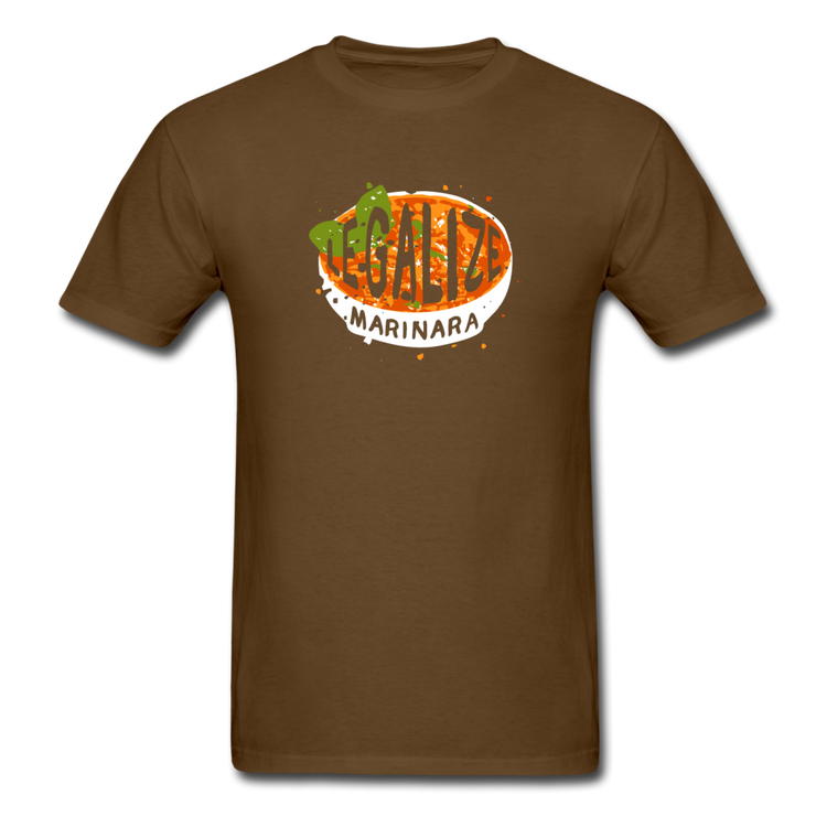 Legalize marinara Italians T-shirt - brown