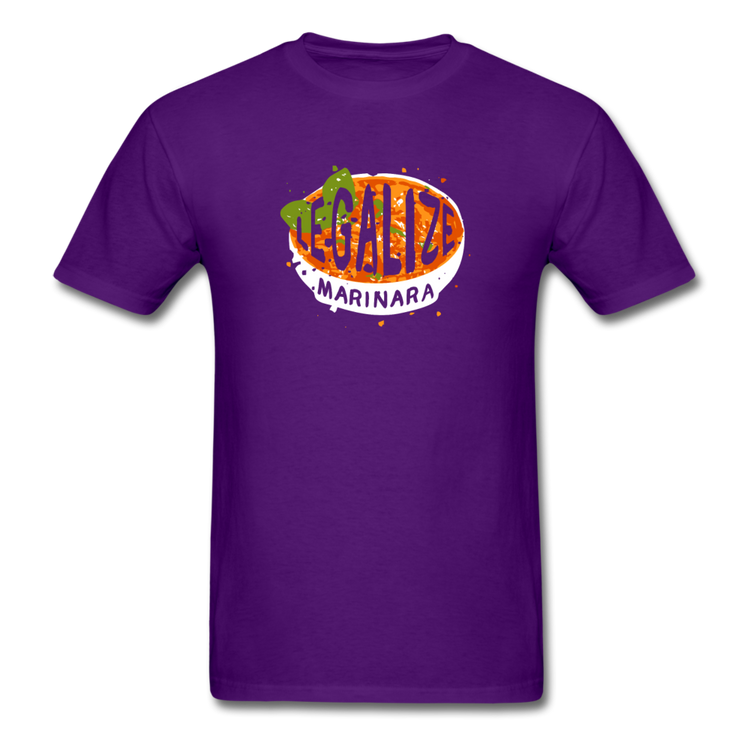 Legalize marinara Italians T-shirt - purple