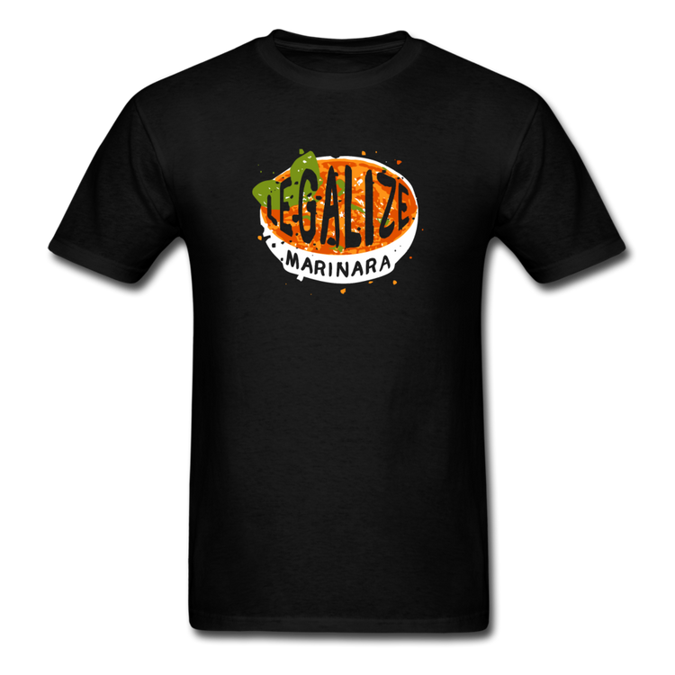 Legalize marinara Italians T-shirt - black