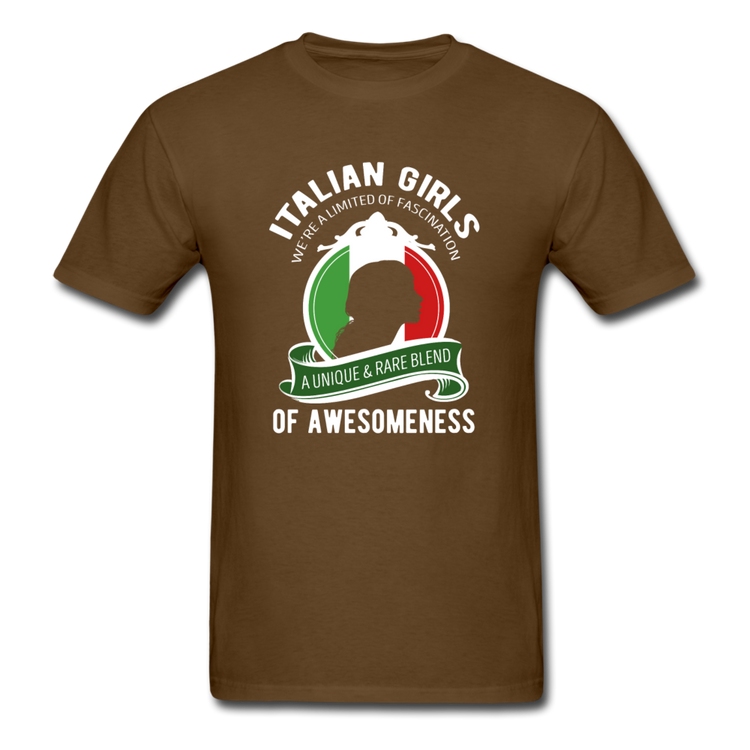 Italian Girls a unique & rare blend T-shirt - brown