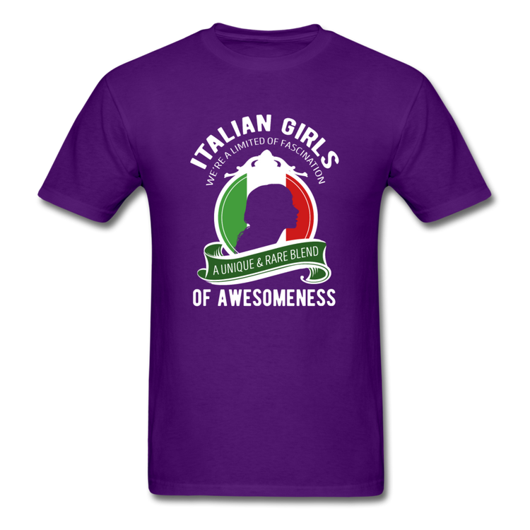 Italian Girls a unique & rare blend T-shirt - purple
