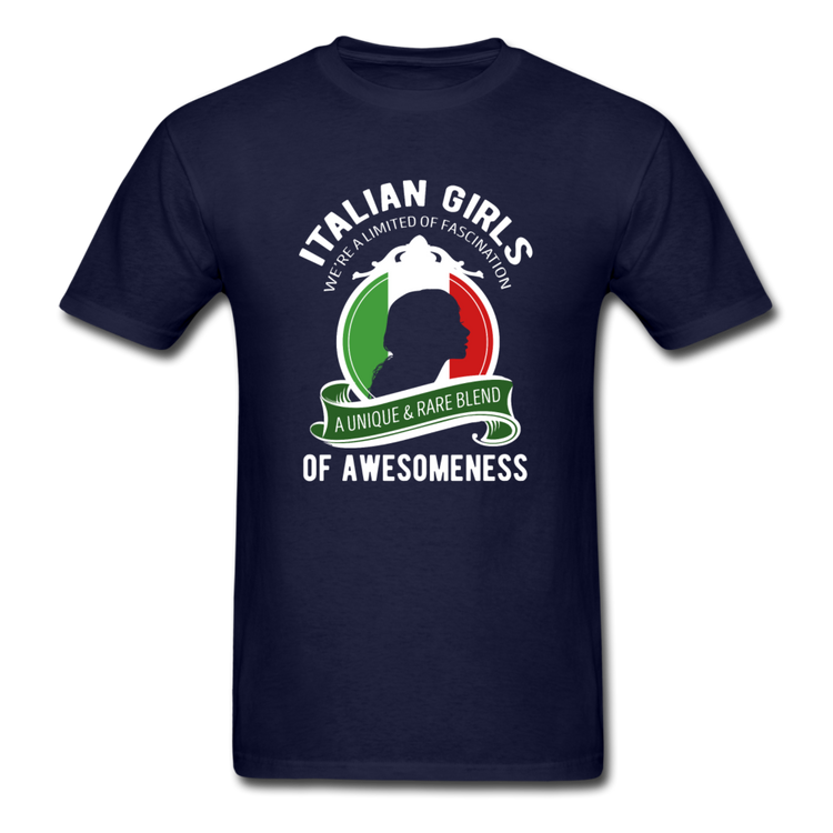 Italian Girls a unique & rare blend T-shirt - navy