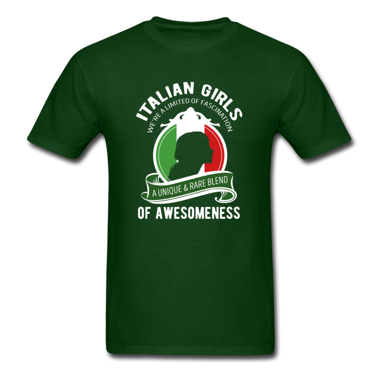 Italian Girls a unique & rare blend T-shirt - forest green