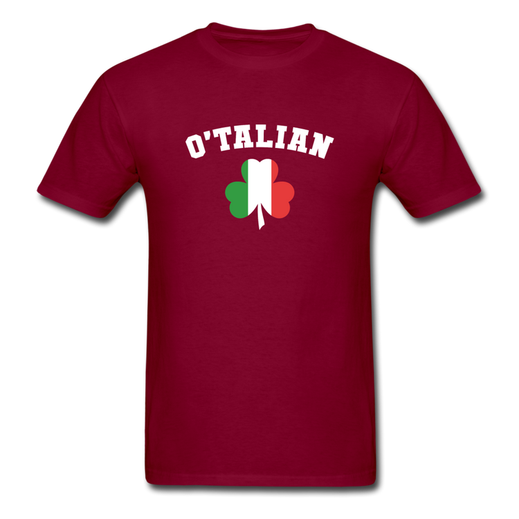 O'talian St. Patrick's T-shirt - burgundy