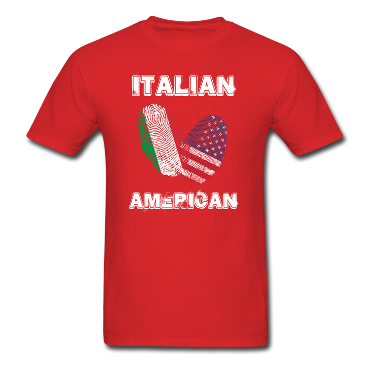 Italian American T-shirt - red