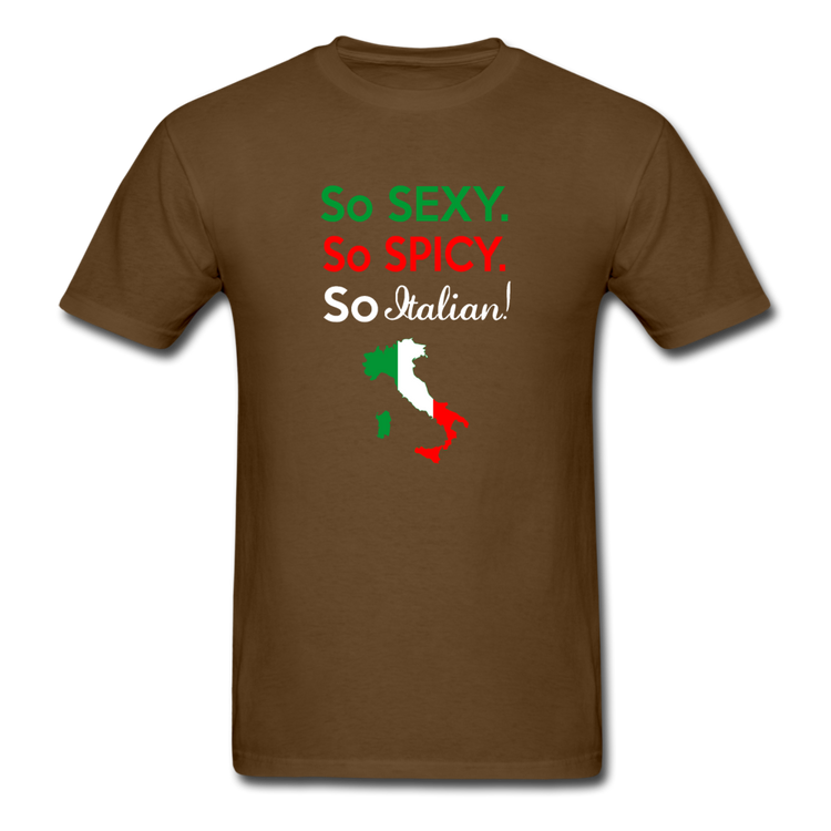 So sexy, So Italian T-shirt - brown