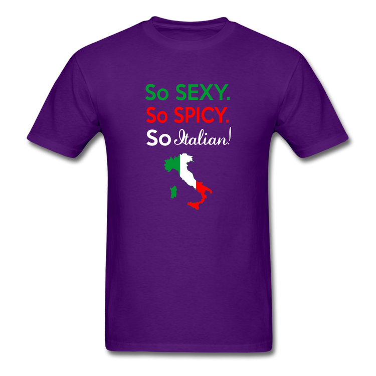 So sexy, So Italian T-shirt - purple