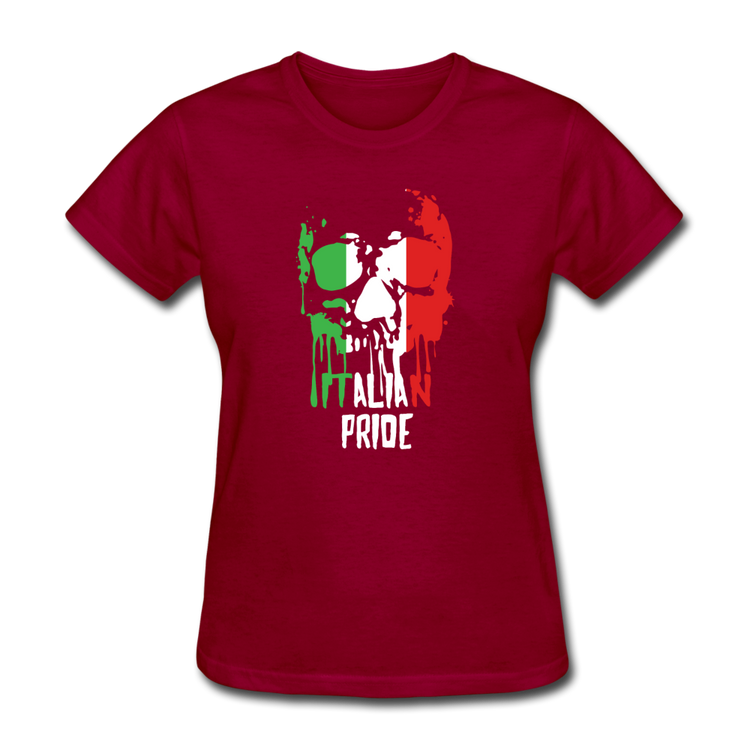 Italian Pride Women's T-Shirt - dark red