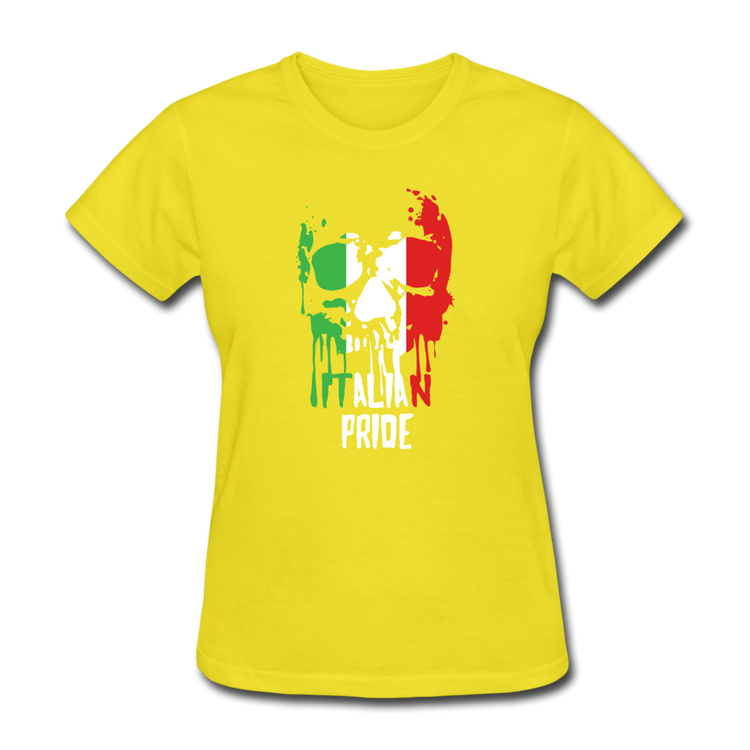 Italian Pride Women's T-Shirt - yellow