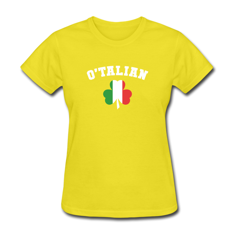 O'talian St. Patrick's Women's T-Shirt - yellow