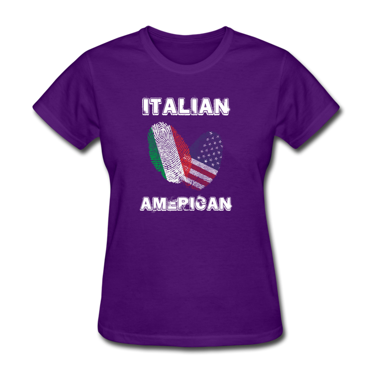 Italian American Women's T-Shirt - purple