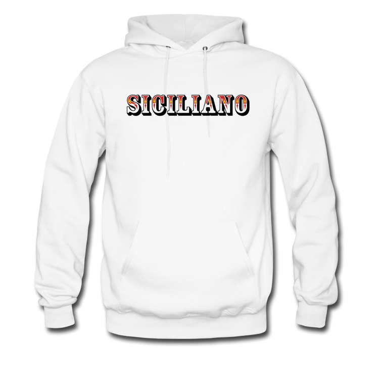 Siciliano Unisex Hoodie - white