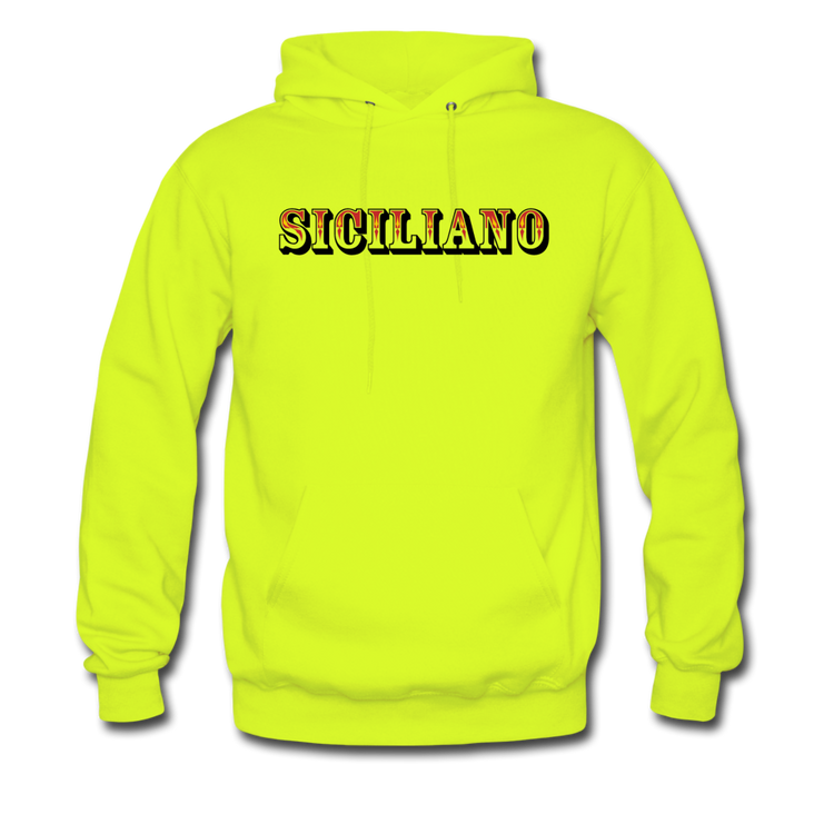 Siciliano Unisex Hoodie - safety green