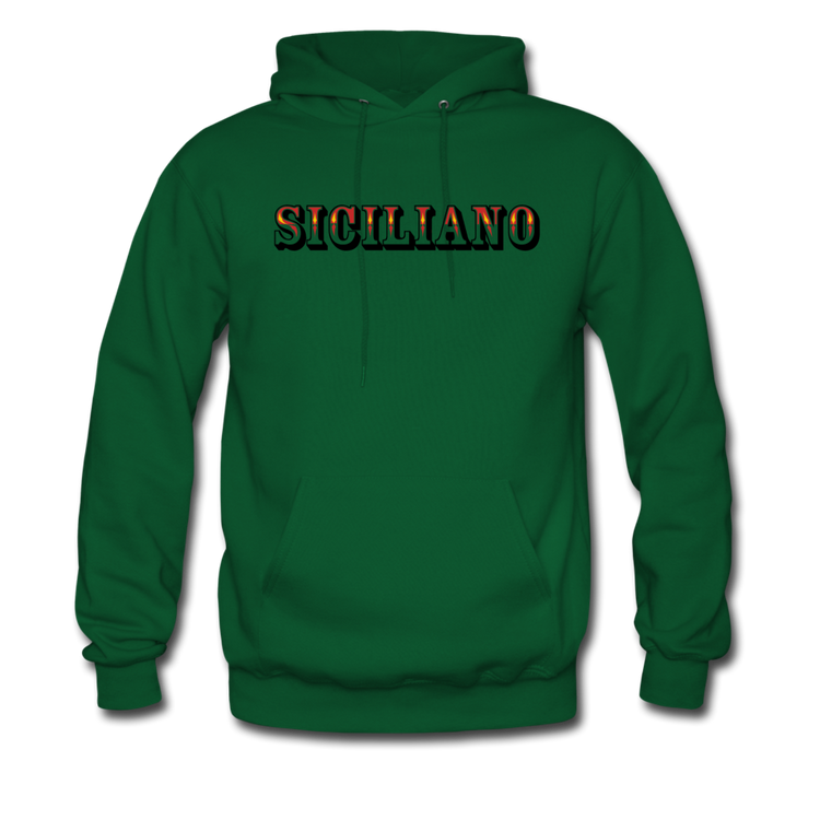 Siciliano Unisex Hoodie - forest green