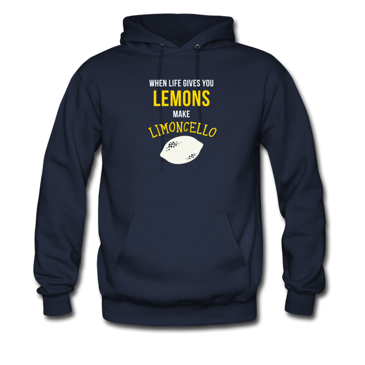 When life gives you lemons make Limoncello Unisex Hoodie - navy