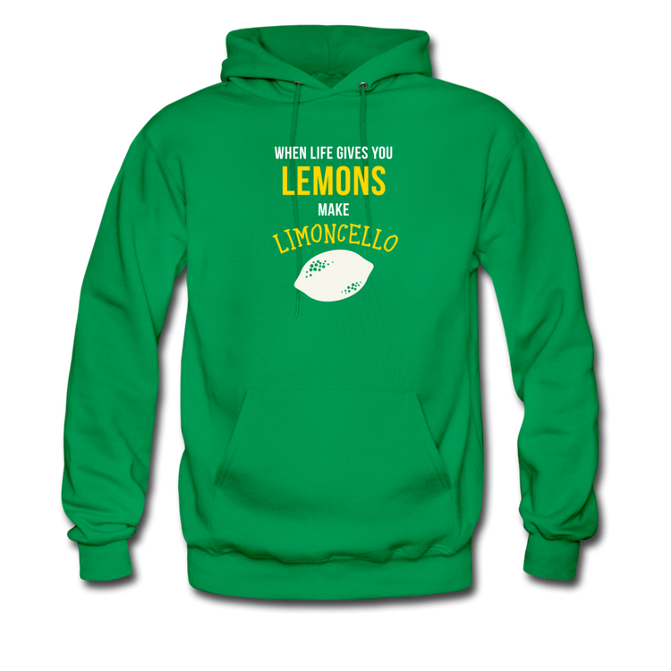 When life gives you lemons make Limoncello Unisex Hoodie - kelly green