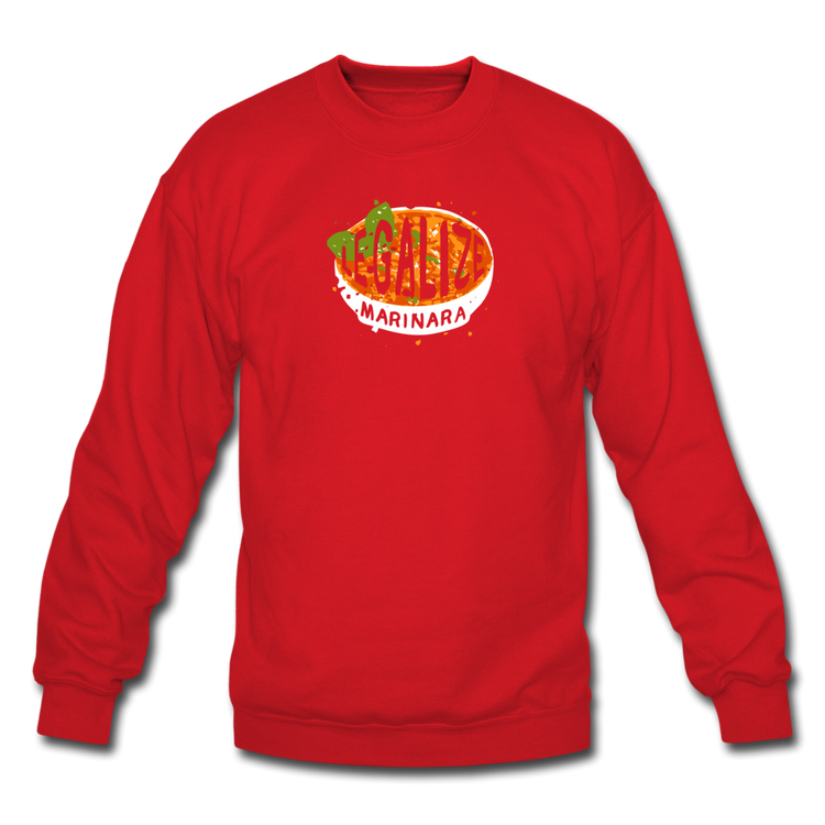 Legalize marinara Italians Crewneck Sweatshirt - red