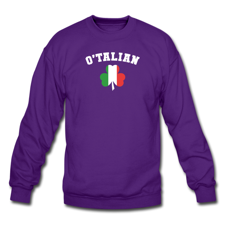 O'talian St. Patrick's Crewneck Sweatshirt - purple
