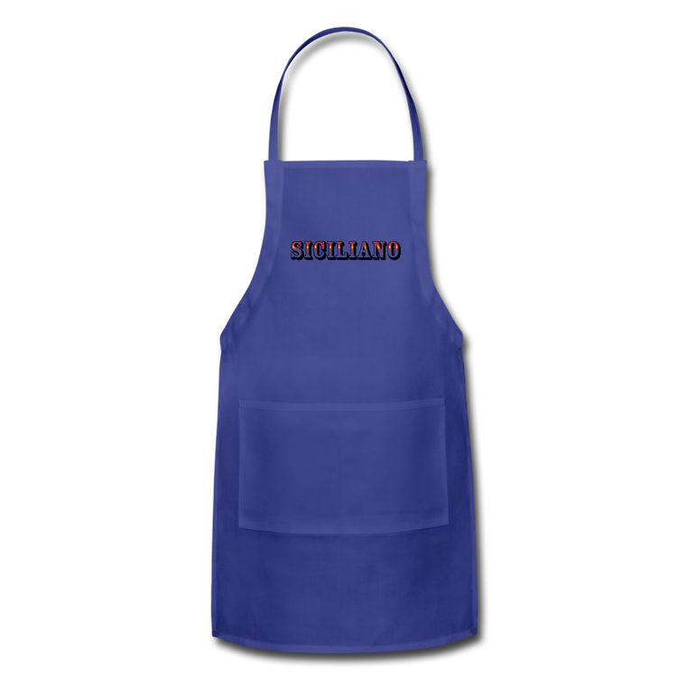 Siciliano Apron - royal blue