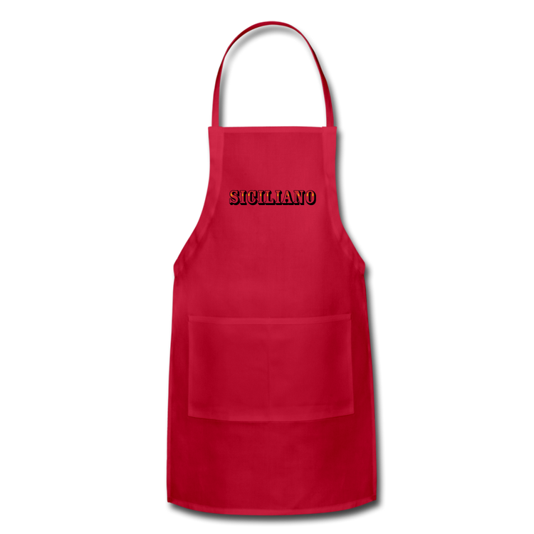 Siciliano Apron - red