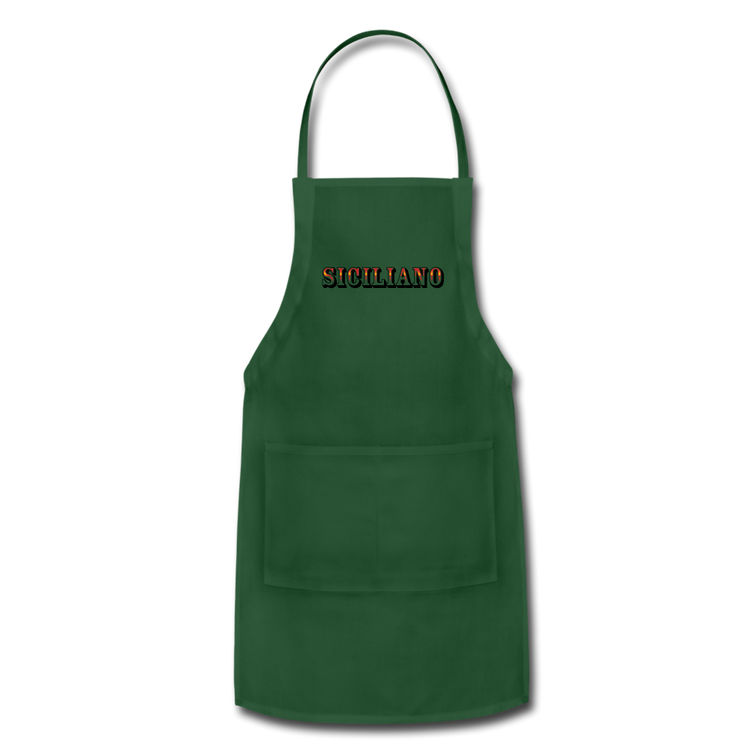 Siciliano Apron - forest green