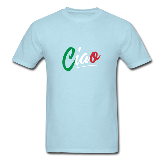 Ciao T-shirt - powder blue