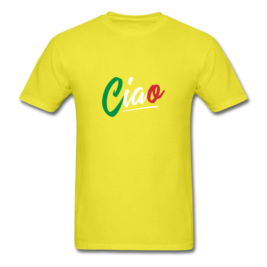 Ciao T-shirt - yellow