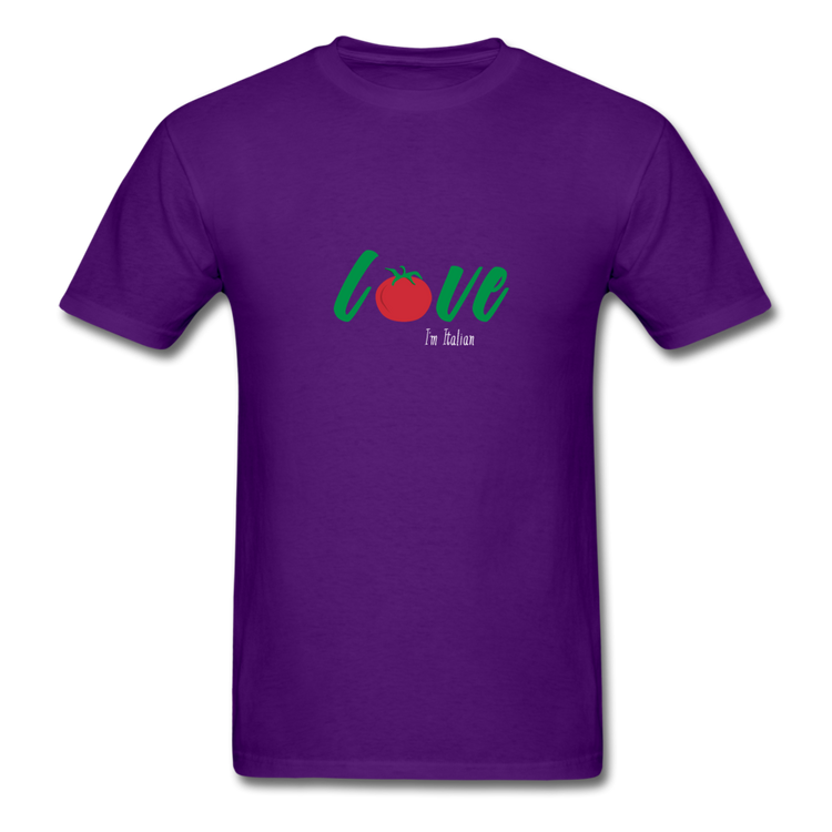 Love I'm Italian T-shirt - purple