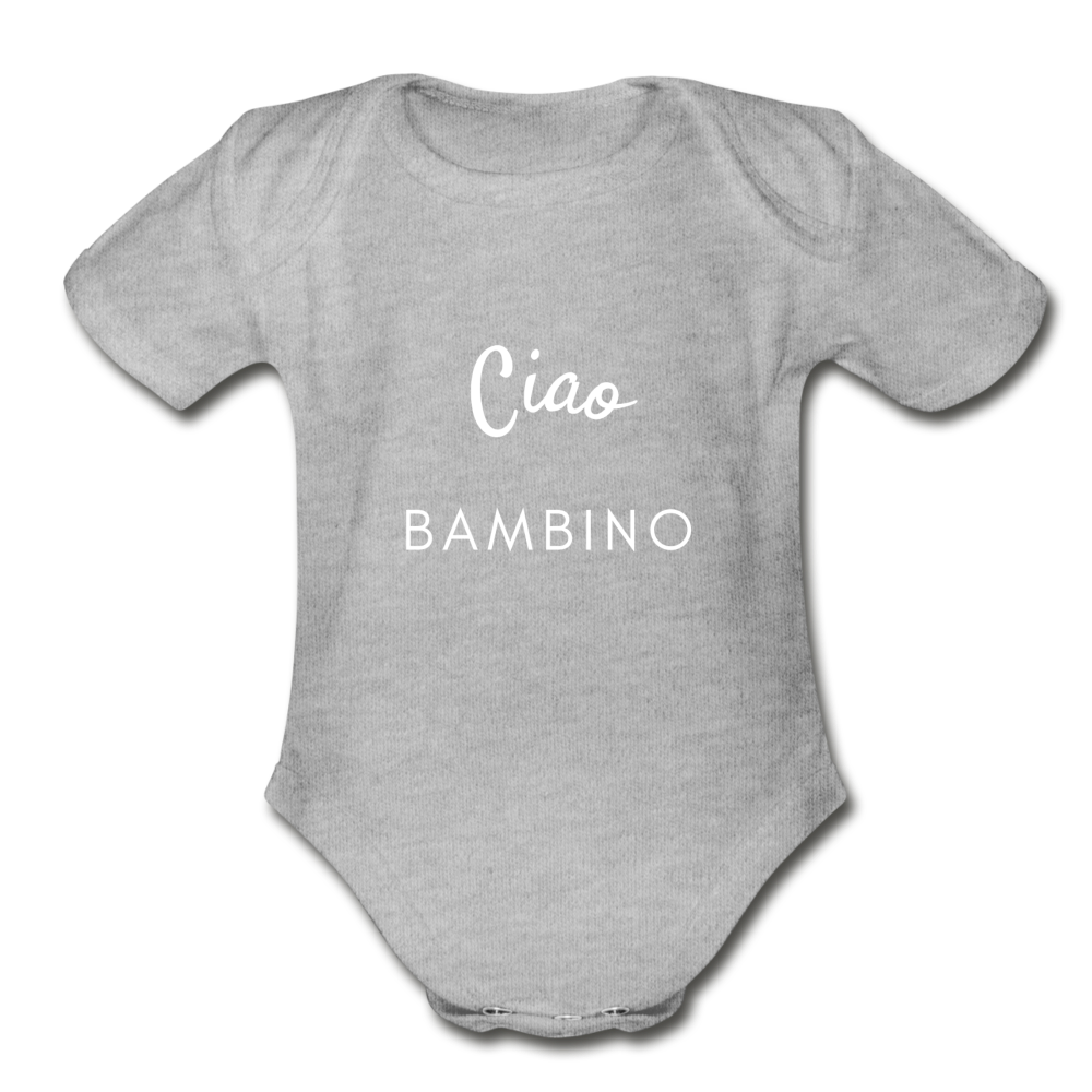 Ciao Bambino Organic Onesie - heather gray
