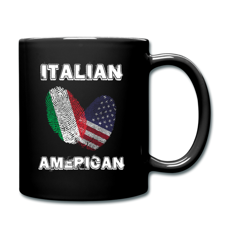 Italian American Full Color Mug 11 oz - black