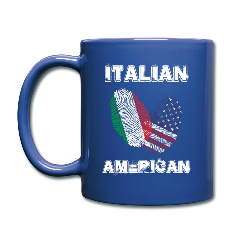 Italian American Full Color Mug 11 oz - royal blue
