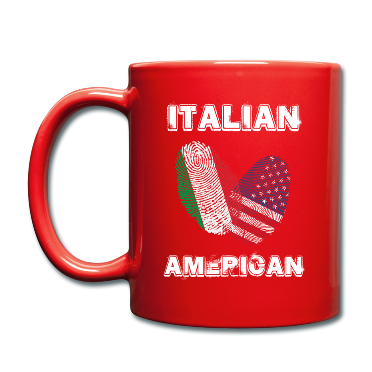 Italian American Full Color Mug 11 oz - red