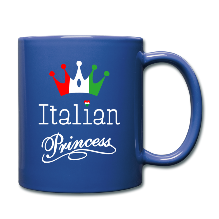 Italian Princes Full Color Mug 11 oz - royal blue