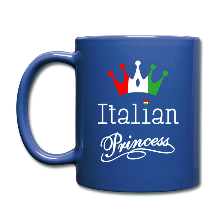 Italian Princes Full Color Mug 11 oz - royal blue