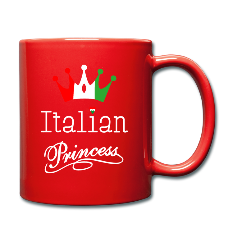Italian Princes Full Color Mug 11 oz - red