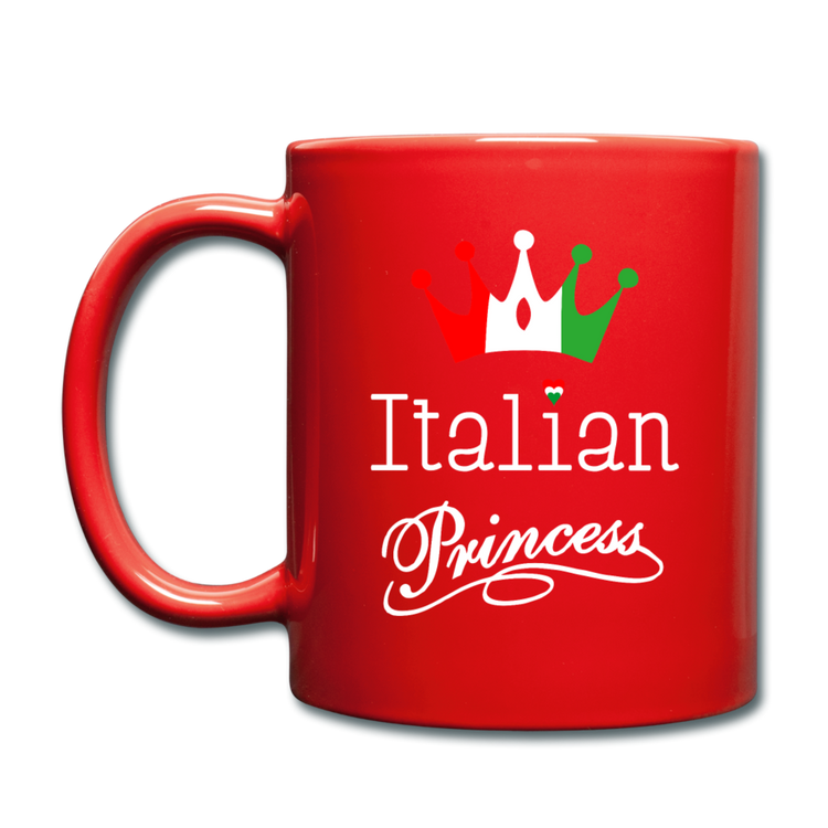 Italian Princes Full Color Mug 11 oz - red
