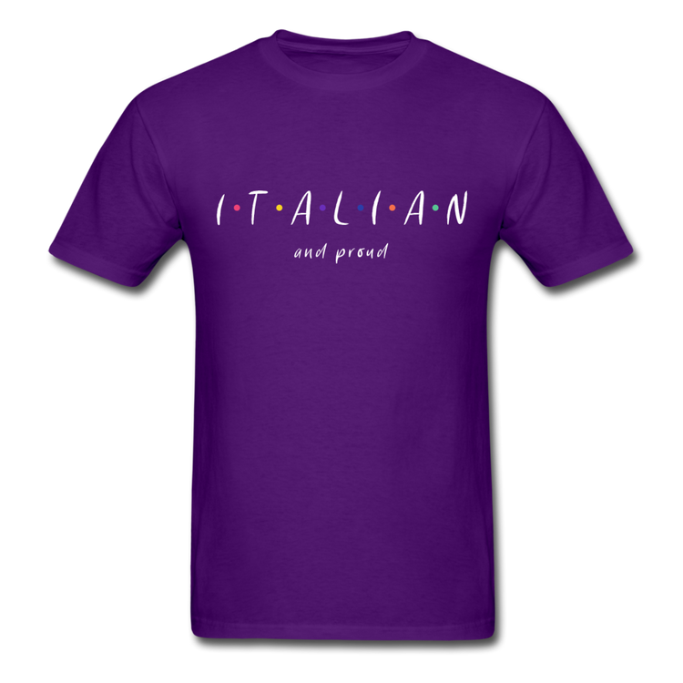 Italian and proud T-shirt - purple