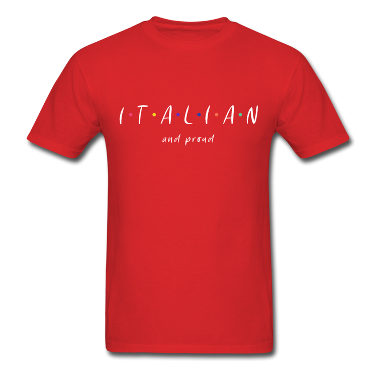 Italian and proud T-shirt - red