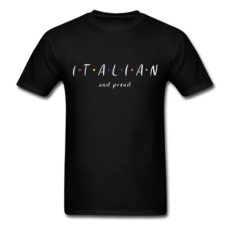 Italian and proud T-shirt - black