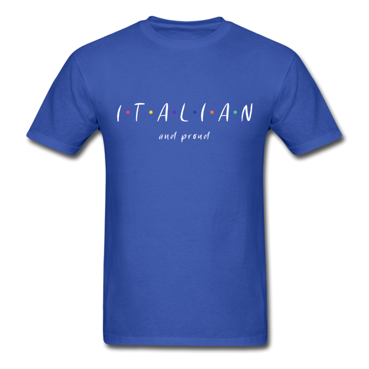 Italian and proud T-shirt - royal blue