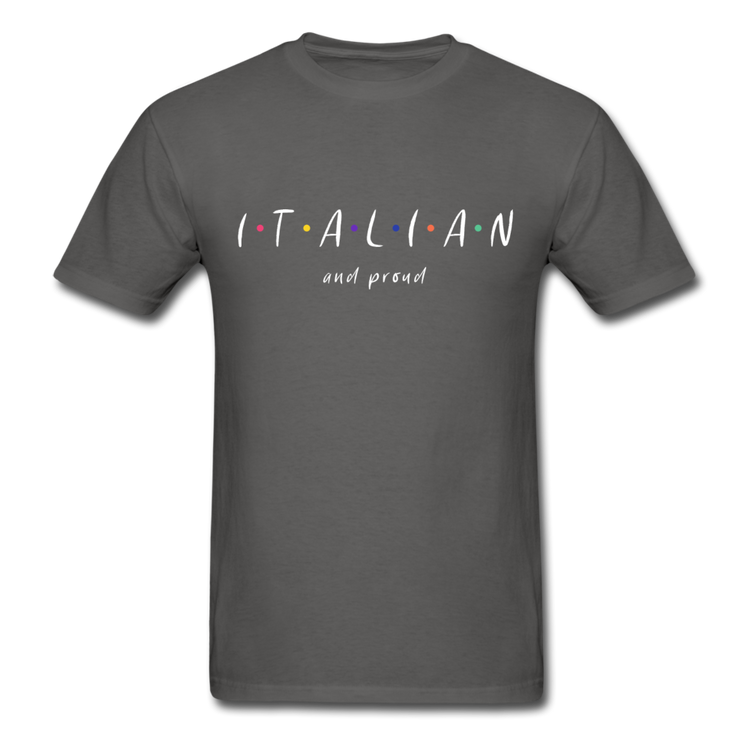 Italian and proud T-shirt - charcoal