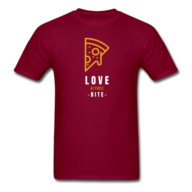 Love at first bite T-shirt - burgundy