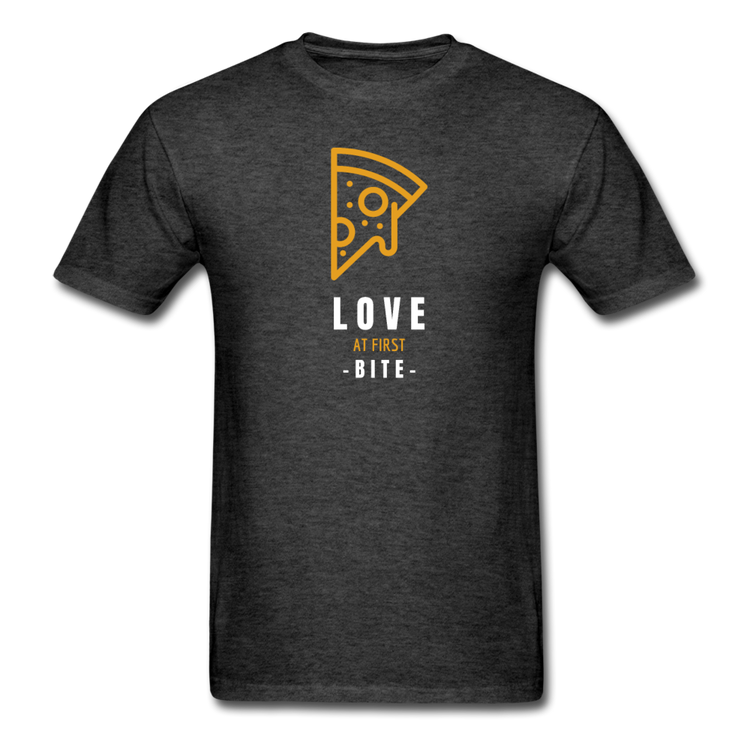 Love at first bite T-shirt - heather black
