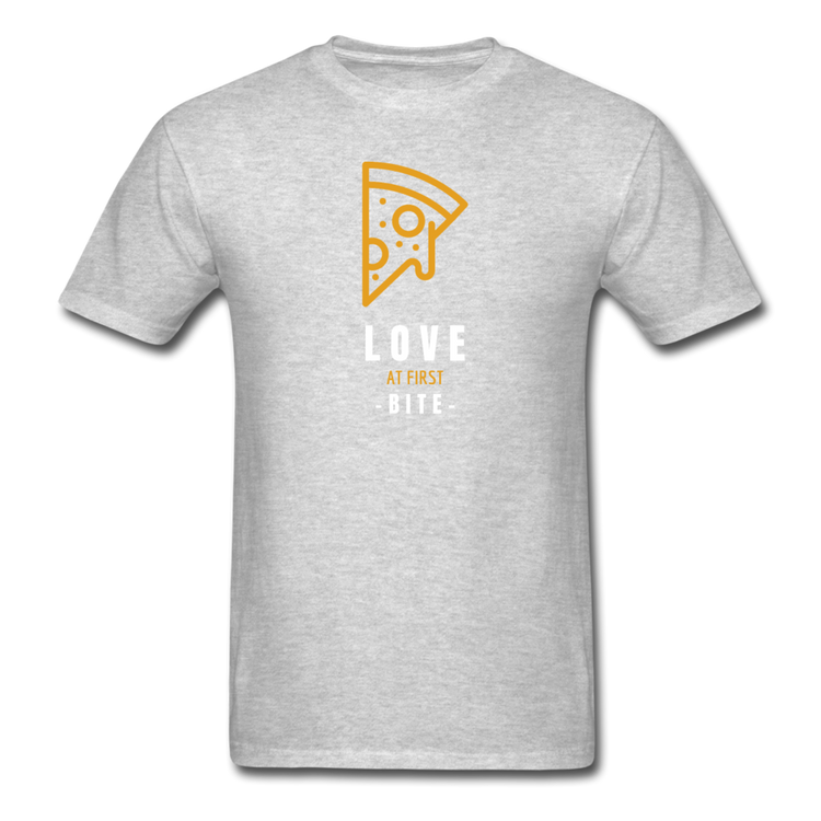 Love at first bite T-shirt - heather gray