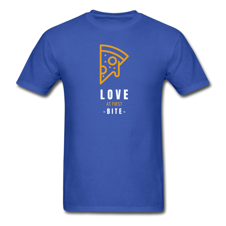 Love at first bite T-shirt - royal blue