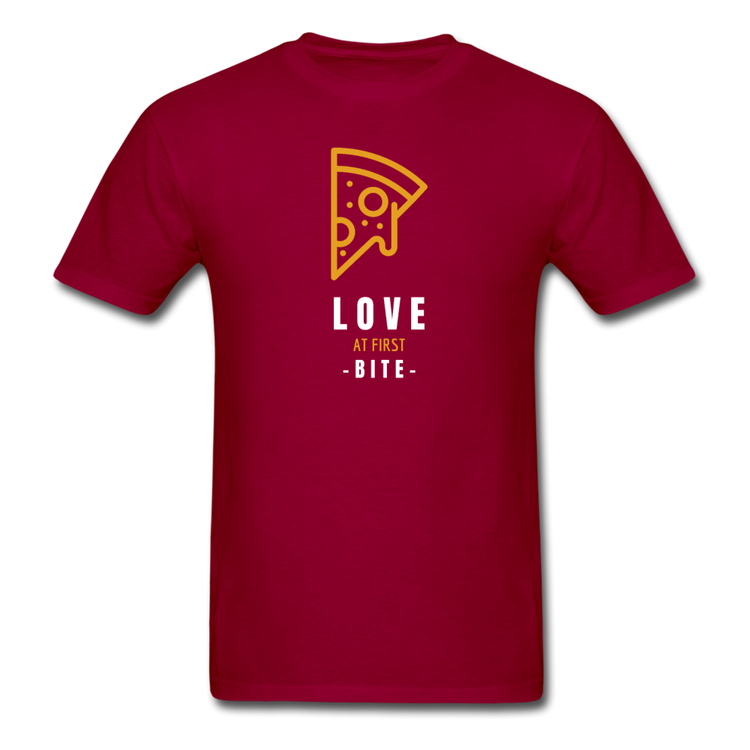 Love at first bite T-shirt - dark red