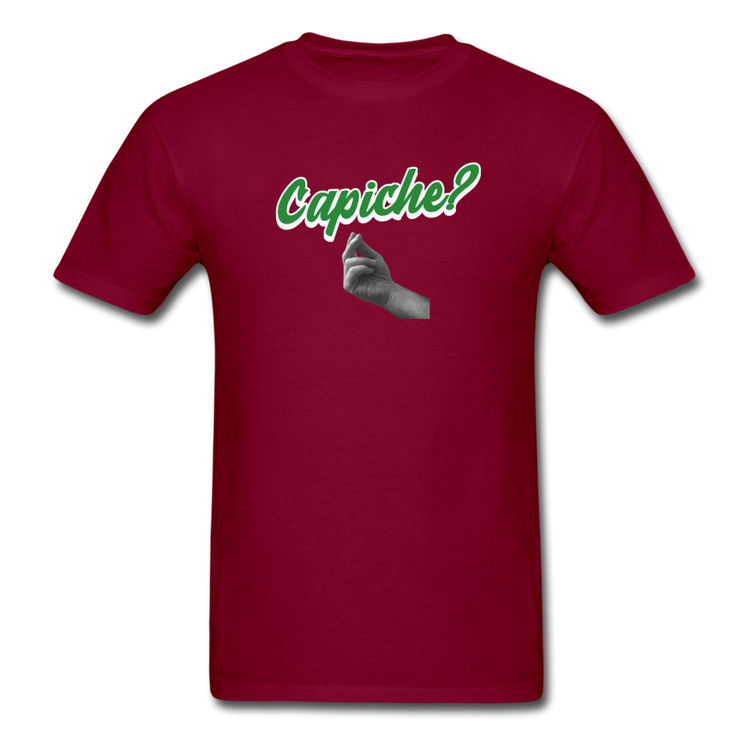 Capiche? T-shirt - burgundy