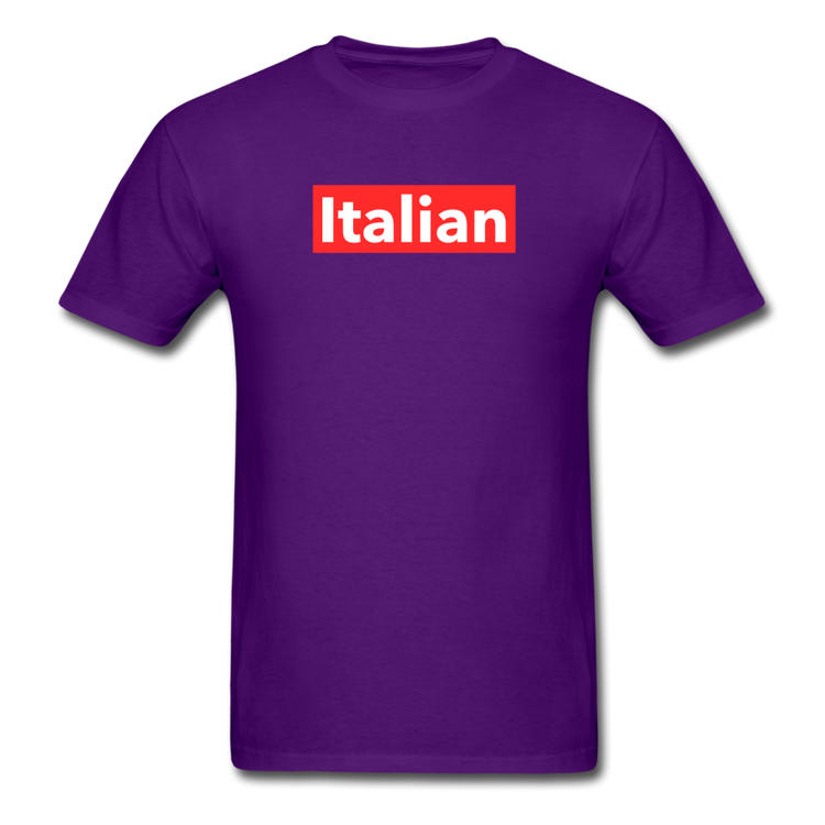 Italian red T-shirt - purple