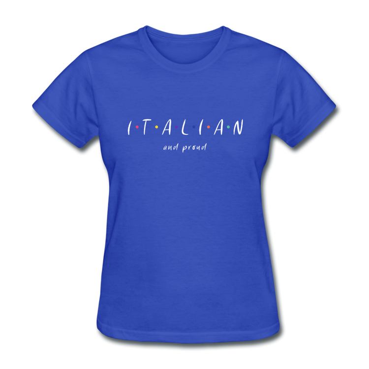 Italian and proud Women's T-Shirt - royal blue